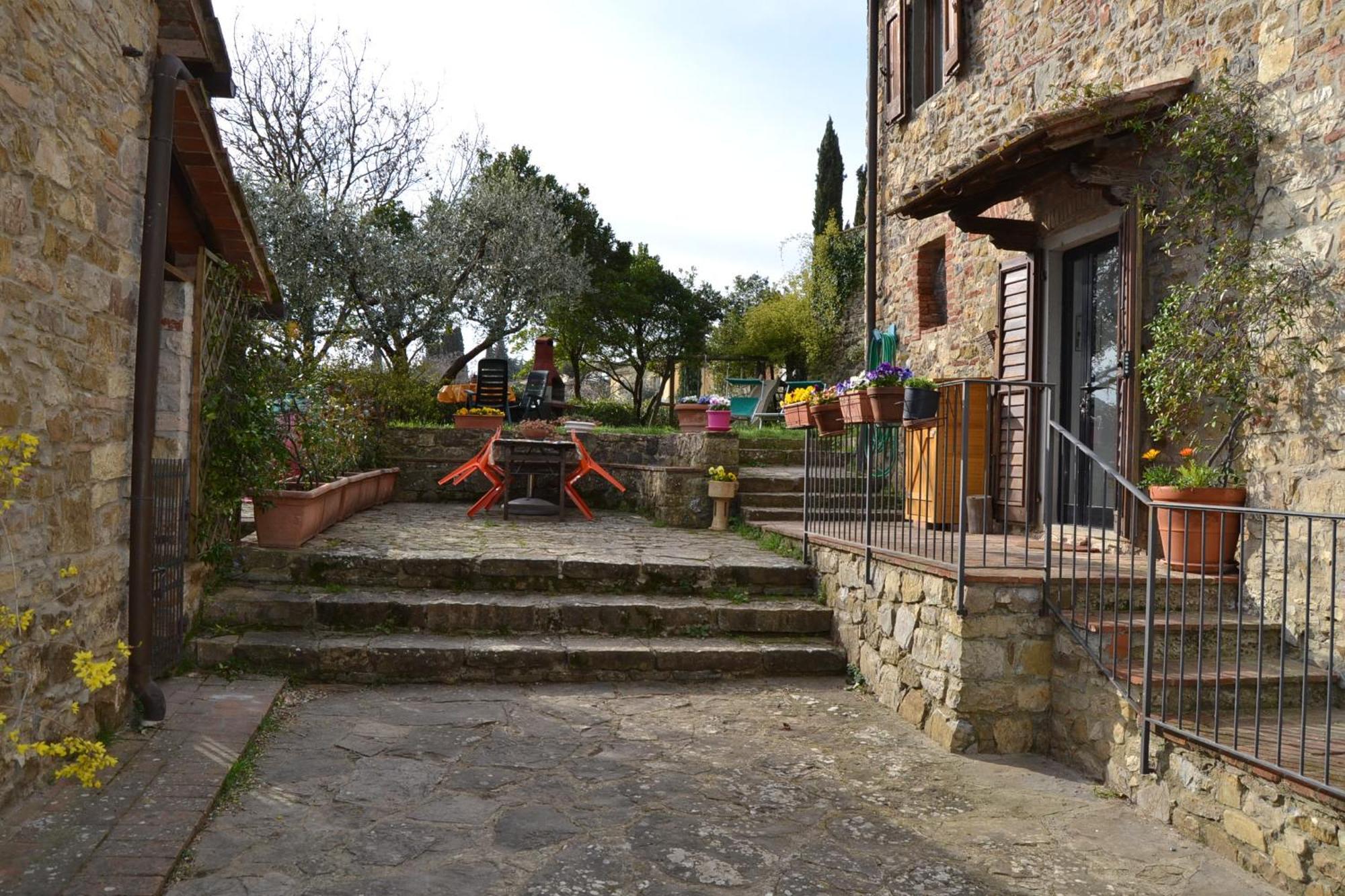 潘札诺Agriturismo Podere La Casa公寓 外观 照片