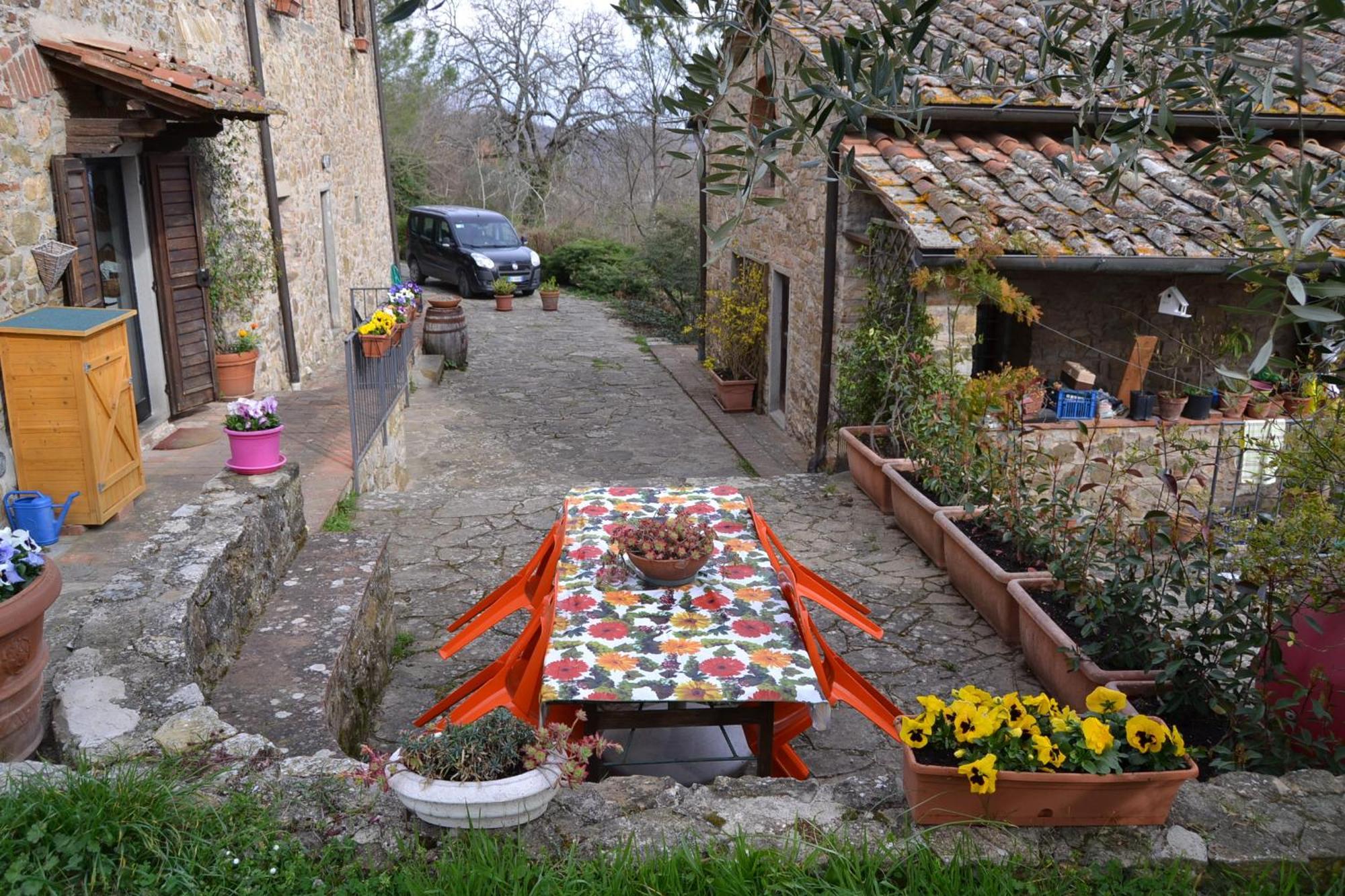 潘札诺Agriturismo Podere La Casa公寓 外观 照片